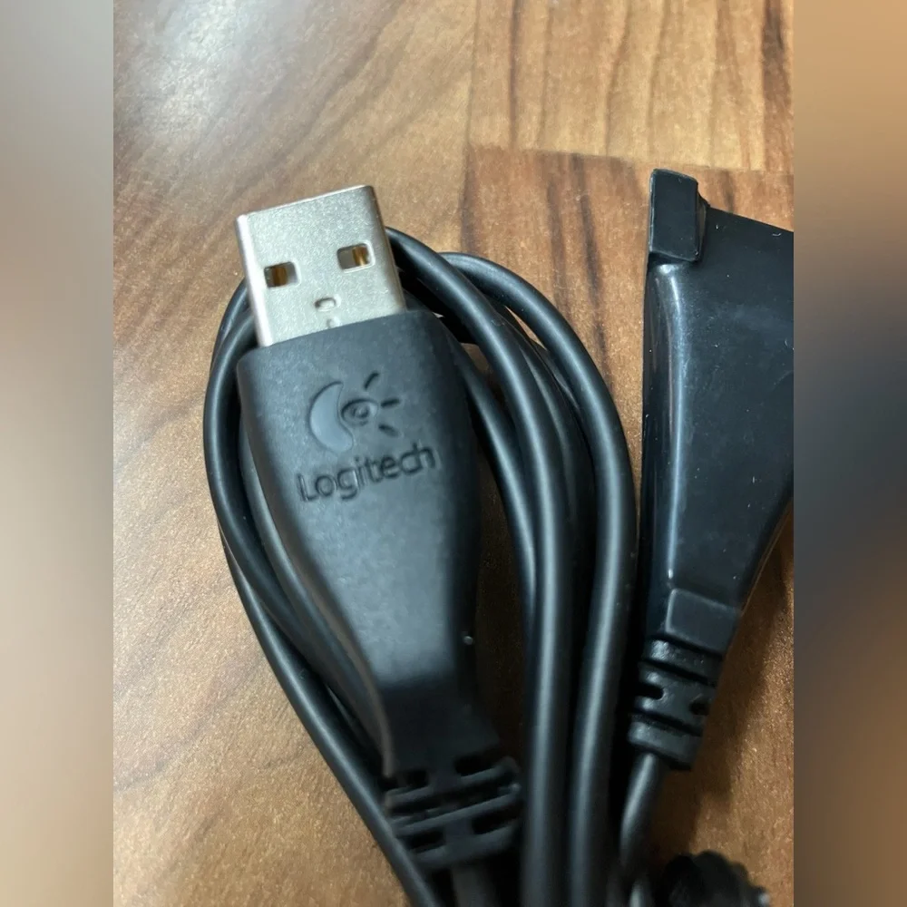 Logitech 5 Feet USB Male To Female USB Extension Cable Weighted Dock End NEW